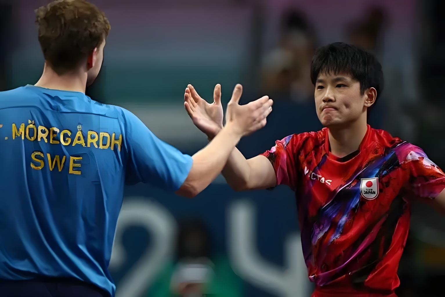 德国队碾压法国队，张本智和点燃赛场