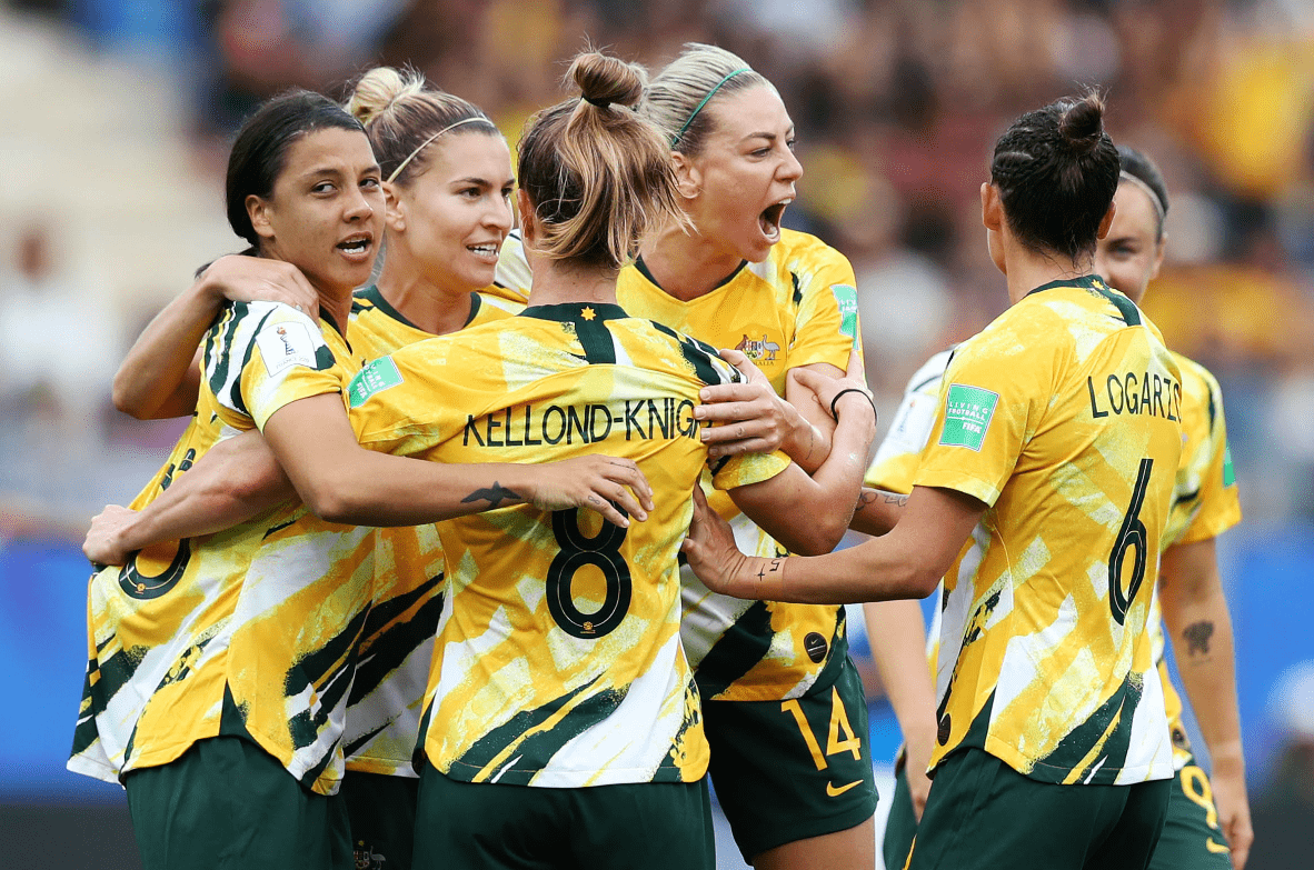 澳大利亚队首次进入女子世界杯八强